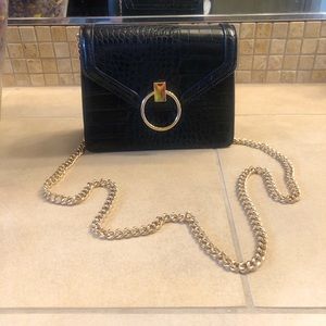 Black cross body bag